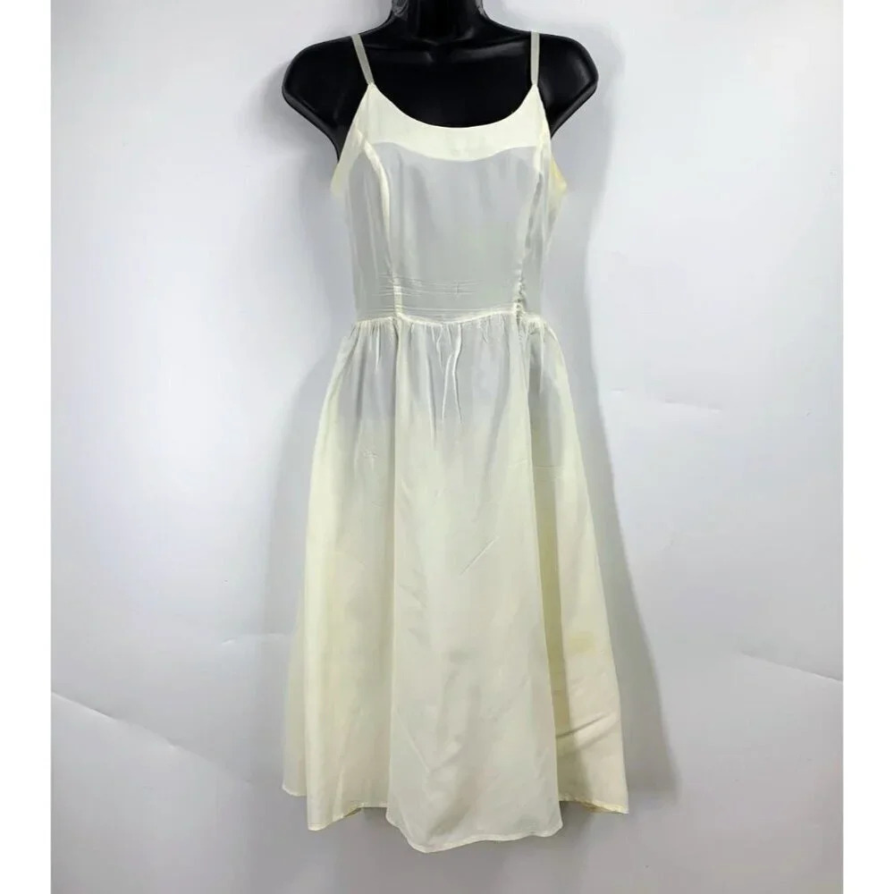 Jessica McClintock For Gunne Sax Women's Vintage Spaghetti Strap Slip Dress SZ 5